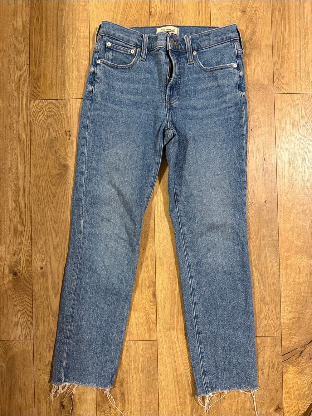 Madewell Women's Skinny Jeans in Medium Blue Denim